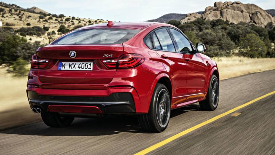 O porte mais imponente deve conquistar clientes que gostam de SUVs, mas não desprezam o design | <a href="https://gutenberg.quatrorodas.abril.com.br/carros/lancamentos/bmw-x4-775640.shtml" rel="migration">Leia mais</a>