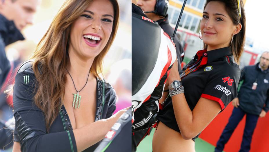 Temporada da MotoGP acabou e, da última etapa, montamos esta seleção de imagens com as mais belas garotas | <a href="https://gutenberg.quatrorodas.abril.com.br/moto/noticias/motogp-marquez-vence-quebra-recorde-vitoria-temporada-811357.shtml" rel="migration">Leia mais</a>