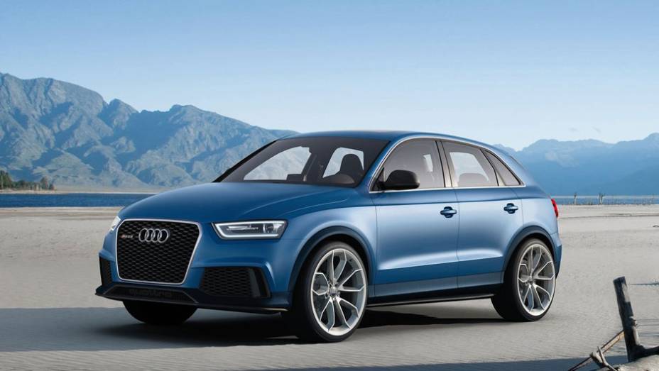 Por enquanto o RS Q3 ainda é um carro-conceito, mas bem que ele podia ser produzido em série, não é? | <a href="https://gutenberg.quatrorodas.abril.com.br/saloes/pequim/2012/audi-rs-q3-concept-682486.shtml" rel="migration">Leia mais</a>