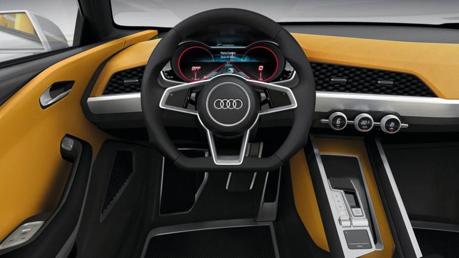 Audi utilizou materiais mais leves para aumentar eficiencia do modelo | <a href="https://gutenberg.quatrorodas.abril.com.br/saloes/paris/2012/audi-crosslane-coupe-concept-703457.shtml" rel="migration">Leia mais</a>