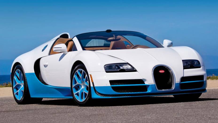 Uma edição especial do Bugatti Veyron foi exibida em Paris | <a href="https://gutenberg.quatrorodas.abril.com.br/saloes/paris/2012/bugatti-veyron-16-4-grand-sport-vitesse-special-edition-703589.shtml" rel="migration">Leia mais</a>