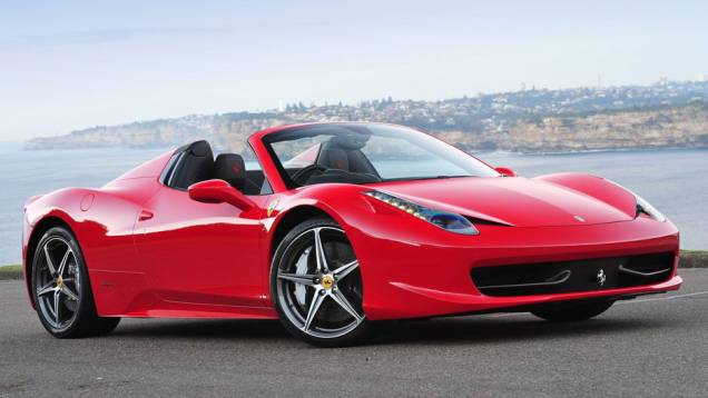 6º: Ferrari 458 Spider | Valor do IPVA 2013: 69.905 | Valor venal, segundo tabela Fipe: 1.747.616 | Ano de fabricação: 2012 | O carro que esse IPVA pagaria: Fiat Bravo Sporting Dualogic Plus, motor 1.8 (R$ 59.590) 6º: Ferrari 458 Spider | Valor do IPVA 2013: 69.905 | Valor venal, segundo tabela Fipe: 1.747.616 | Ano de fabricação: 2012 | O carro que esse IPVA pagaria: Fiat Bravo Sporting Dualogic Plus, motor 1.8 (R$ 59.590)