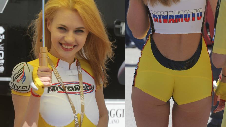 Veja como foram as corridas, que contaram com a presença de belas garotas! | <a href="https://gutenberg.quatrorodas.abril.com.br/moto/noticias/wsbk-chaz-davies-domina-aragon-738610.shtml" rel="migration">Leia mais</a>