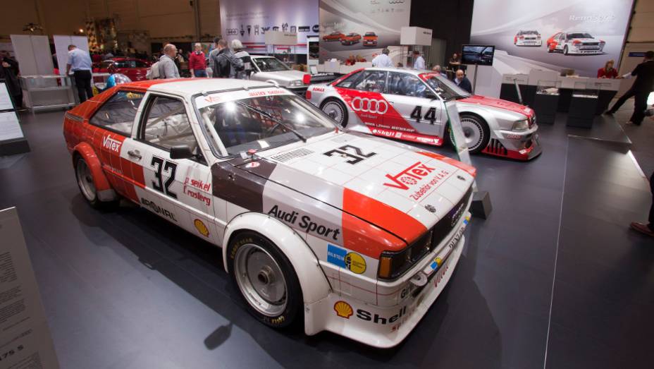 Os b&oacute;lidos de corrida da Audi deixaram o museu da marca, em Ingolstadt, somente para irem &agrave; Essen
