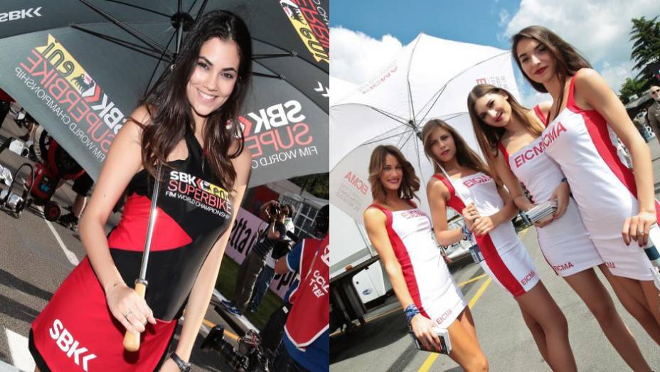 Veja as belas garotas que marcaram presença na Etapa de Monza da Superbike e e saiba como foi a corrida! | <a href="%20https://gutenberg.quatrorodas.abril.com.br/moto/noticias/wsbk-melandri-se-destaca-monza-741150.shtml" rel="migration">Leia mais</a>