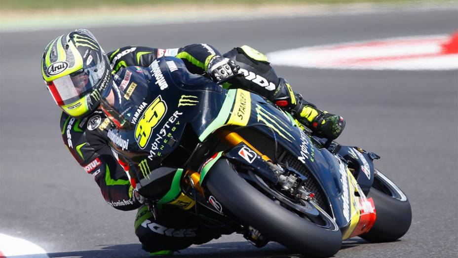 Cal Crutchlow foi o terceiro mais rápido na Inglaterra | <a href="https://gutenberg.quatrorodas.abril.com.br/moto/noticias/motogp-marquez-garante-pole-silverstone-751994.shtml" rel="migration">Leia mais</a>