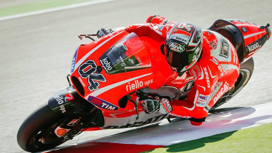 Andrea Dovizioso foi o oitavo | <a href="https://gutenberg.quatrorodas.abril.com.br/moto/noticias/motogp-marquez-lidera-sexta-feira-misano-754019.shtml" rel="migration">Leia mais</a>