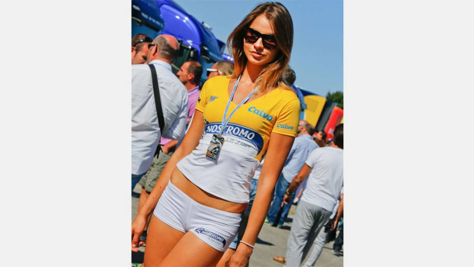 Veja as belas garotas da MotoGP, etapa de San Marino| <a href="https://gutenberg.quatrorodas.abril.com.br/moto/noticias/motogp-lorenzo-triunfa-misano-754124.shtml" rel="migration">Leia mais</a>