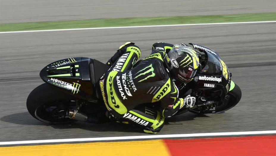 Cam Crutchlow (Monster Yamaha Tech3) ficou em sexto no circuito de Motorland | <a href="https://gutenberg.quatrorodas.abril.com.br/moto/noticias/motogp-marquez-lidera-sexta-feira-aragon-755443.shtml" rel="migration">Leia mais</a>