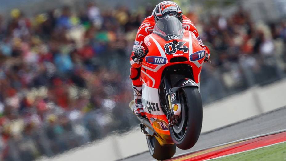 Andrea Dovizioso largará em nono no domingo | <a href="https://gutenberg.quatrorodas.abril.com.br/moto/noticias/motogp-marquez-garante-pole-aragon-755537.shtml" rel="migration">Leia mais</a>