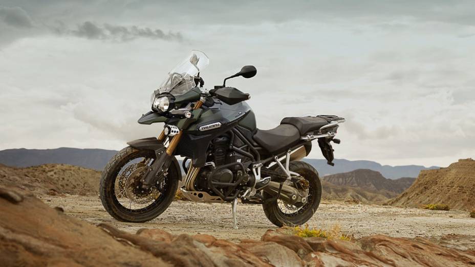 Triumph lançou a nova Tiger Explorer XC no Salão Duas Rodas 2013 | <a href="https://gutenberg.quatrorodas.abril.com.br/moto/noticias/triumph-revela-lancamentos-salao-duas-rodas-756393.shtml" rel="migration">Leia mais</a>
