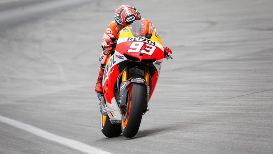 Marc Márquez conquistou o segundo lugar e pode ser campeão já na Austrália | <a href="https://gutenberg.quatrorodas.abril.com.br/moto/noticias/motogp-dani-pedrosa-vence-sepang-756916.shtml" rel="migration">Leia mais</a>
