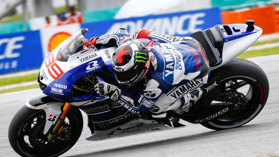 Jorge Lorenzo foi o terceiro | <a href="https://gutenberg.quatrorodas.abril.com.br/moto/noticias/motogp-dani-pedrosa-vence-sepang-756916.shtml" rel="migration">Leia mais</a>