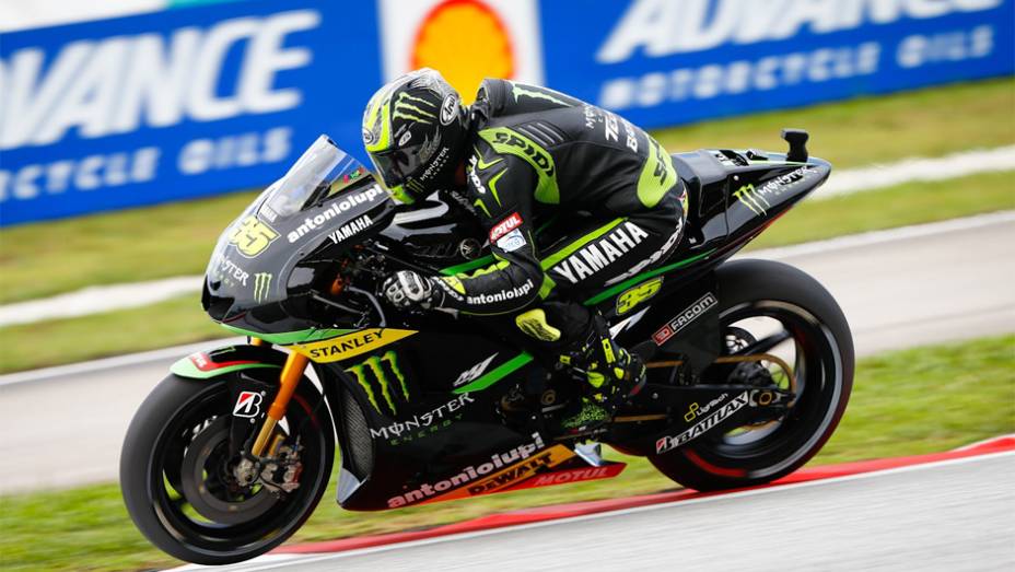 Cal Crutchlow ficou com o sexto lugar neste domingo | <a href="https://gutenberg.quatrorodas.abril.com.br/moto/noticias/motogp-dani-pedrosa-vence-sepang-756916.shtml" rel="migration">Leia mais</a>