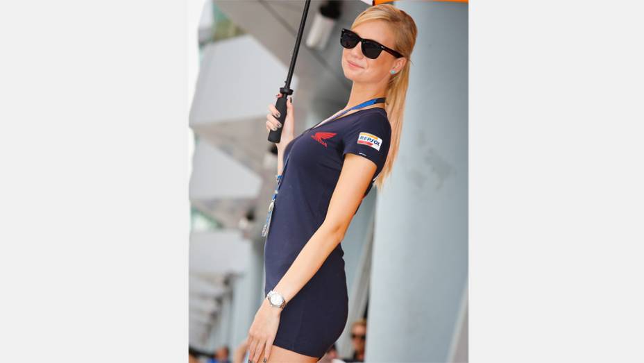 Veja as belas garotas da MotoGP da Malásia e saiba como foi a corrida | <a href="https://gutenberg.quatrorodas.abril.com.br/moto/noticias/motogp-dani-pedrosa-vence-sepang-756916.shtml" rel="migration">Leia mais</a>