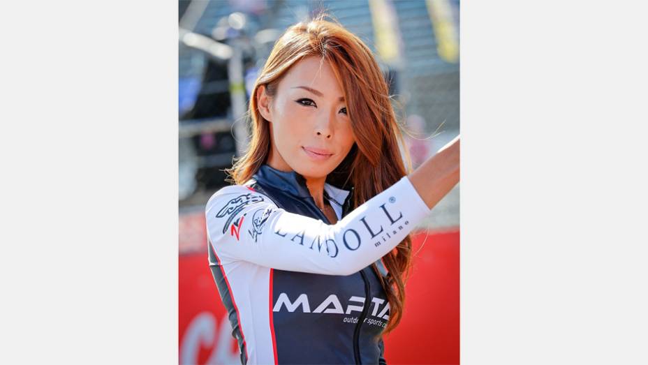 Veja as belas Garotas da MotoGP - Japão | <a href="https://gutenberg.quatrorodas.abril.com.br/moto/noticias/motogp-definicao-titulo-fica-ultima-prova-758422.shtml" rel="migration">Leia mais</a>