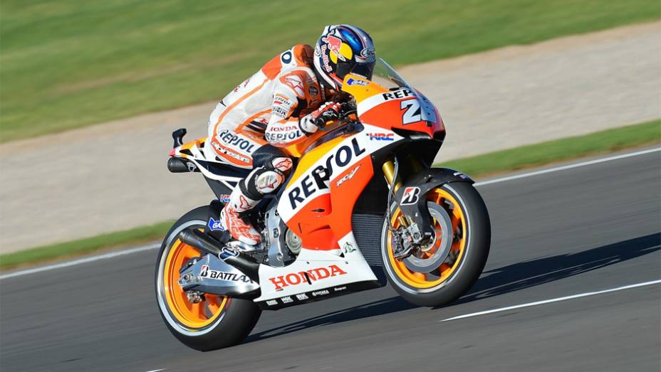 Pedrosa foi o terceiro mais rápido | <a href="https://gutenberg.quatrorodas.abril.com.br/moto/noticias/motogp-marquez-largara-pole-valencia-759861.shtml" rel="migration">Leia mais</a>