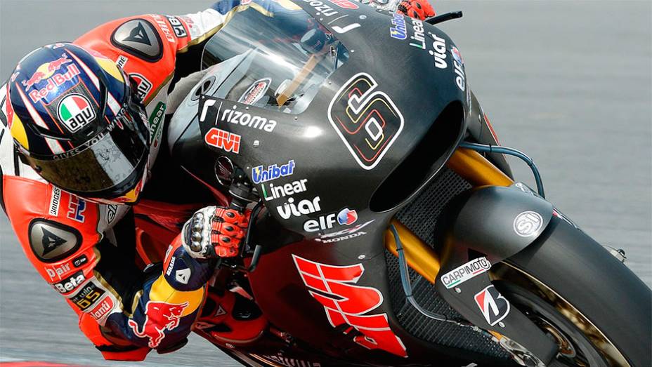 Com domínio da Honda, Stefan Bradl foi o terceiro | <a href="https://gutenberg.quatrorodas.abril.com.br/moto/noticias/motogp-marquez-domina-sepang-dia-772483.shtml" rel="migration">Leia mais</a>