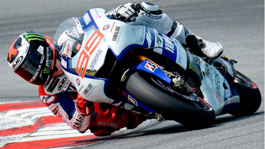 Jorge Lorenzo foi apenas o sexto colocado em Sepang | <a href="https://gutenberg.quatrorodas.abril.com.br/moto/noticias/motogp-marquez-domina-sepang-dia-772483.shtml" rel="migration">Leia mais</a>