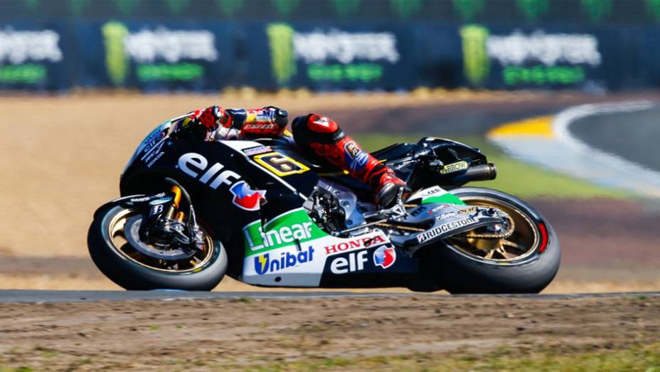 O alemão Stefan Bradl foi o sexto melhor | <a href="https://gutenberg.quatrorodas.abril.com.br/moto/noticias/motogp-marquez-domina-treino-livre-franca-783040.shtml" rel="migration">Leia mais</a>