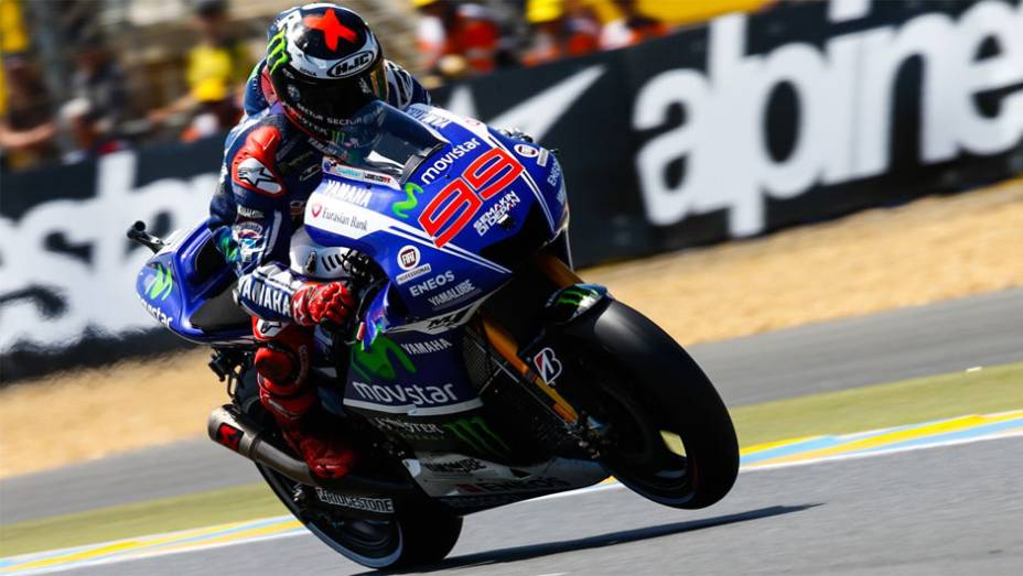 Jorge Lorenzo foi apenas o sétimo| <a href="https://gutenberg.quatrorodas.abril.com.br/moto/noticias/motogp-marquez-domina-treino-livre-franca-783040.shtml" rel="migration">Leia mais</a>