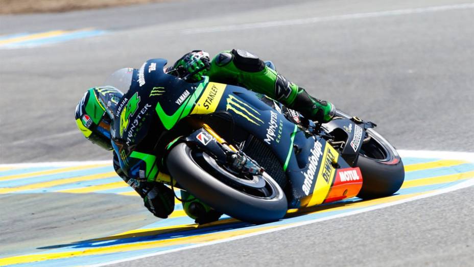 Pol Espargaró surpreendeu com segunda posição | <a href="https://gutenberg.quatrorodas.abril.com.br/moto/noticias/motogp-marquez-pole-le-mans-783126.shtml" rel="migration">Leia mais</a>