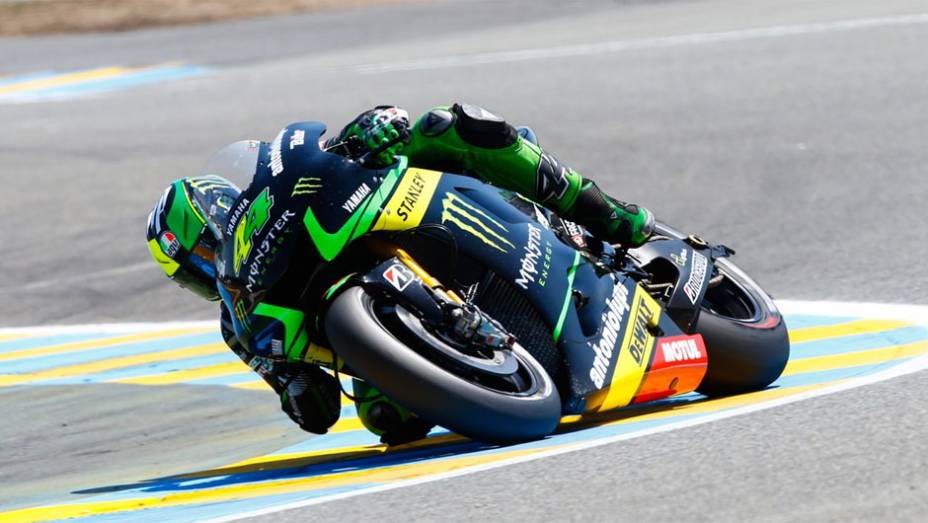 Pol Espargaró ficou com o quarto lugar em Le Mans | <a href="https://gutenberg.quatrorodas.abril.com.br/moto/noticias/motogp-marquez-vence-quinta-seguida-2014-783148.shtml" rel="migration">Leia mais</a>