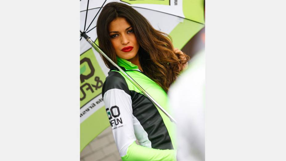 Veja as belas Garotas da MotoGP, etapa da Holanda | <a href="https://gutenberg.quatrorodas.abril.com.br/moto/galerias/competicoes/motogp-2014-assen-787516.shtml" rel="migration">Leia mais</a>