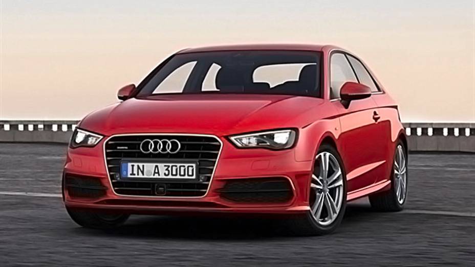 Aparência do hatchback está mais agressiva | <a href="https://gutenberg.quatrorodas.abril.com.br/saloes/genebra/2012/audi-a3-678626.shtml" rel="migration">Leia mais</a>