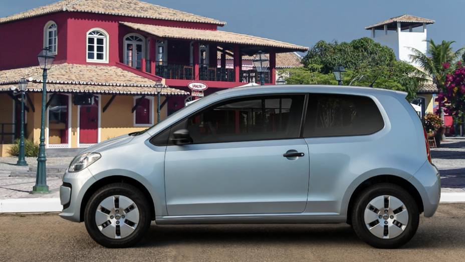 A nova carroceria ser&aacute; oferecida nas vers&otilde;es Take Up e Move Up | <a href="https://gutenberg.quatrorodas.abril.com.br/noticias/fabricantes/vw-up-ganha-versao-duas-portas-cambio-i-motion-780612.shtml" rel="migration">Leia mais</a>