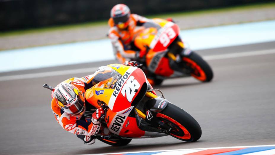 Galeria de Quatro Rodas da MotoGP - Argentina (sexta) - Dani Pedrosa | <a href="https://gutenberg.quatrorodas.abril.com.br/moto/noticias/marc-marquez-mais-rapido-dia-argentina-780861.shtml" rel="migration">Leia mais</a>