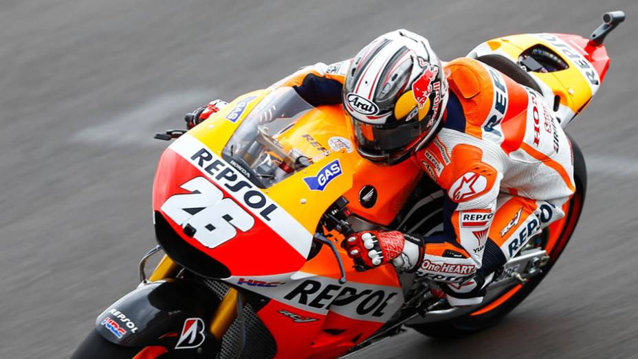 Galeria de Quatro Rodas da MotoGP - Argentina (sábado) - Dani Pedrosa. | <a href="https://gutenberg.quatrorodas.abril.com.br/moto/noticias/marquez-mantem-dominio-pole-argentina-780906.shtml" rel="migration">Leia mais</a>