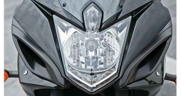 Um farol em Forma de escudo. Um farol em Forma de escudo.