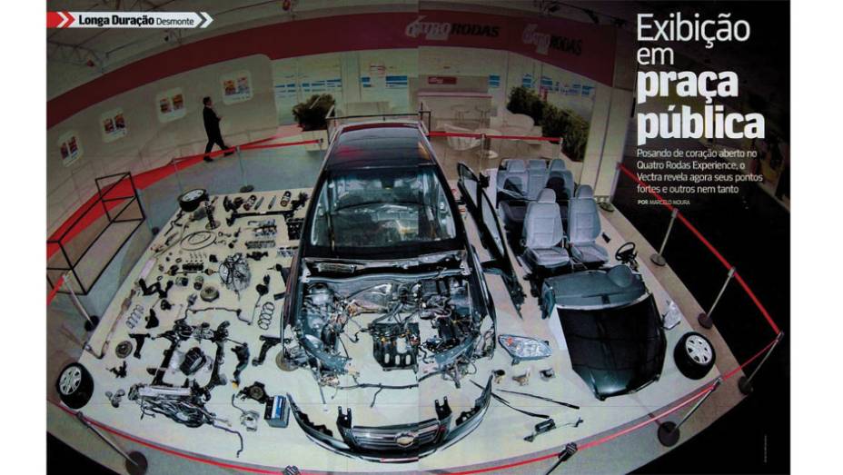 Chevrolet Vectra: comprado apenas cinco meses ap&oacute;s o lan&ccedil;amento, sofreu com falhas t&iacute;picas da primeira fornada de um lan&ccedil;amento; pelo menos o motor acabou o teste em bom estado, em parte por m&eacute;ritos da rede | <a href="https://gutenberg.quatrorodas.abril.com.br/acerv" rel="migration"></a>