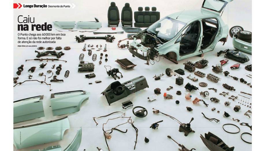 Fiat Punto: ap&oacute;s passar pelas m&atilde;os de 43 motoristas e rodar por 39 cidades brasileiras, o hatch foi aprovado e se mostrou um bom companheiro para viagens, mas poderia ter ido melhor se as queixas registradas tivessem sido levadas em considera&ccedil;&atilde;o pela rede