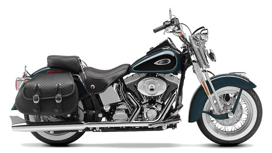 Garfo Springer, dos anos 50, ainda equipa séries especiais da Harley | <a href="https://gutenberg.quatrorodas.abril.com.br/moto/servicos/importancia-suspensao-dianteira-705833.shtml" rel="migration">Leia mais</a>