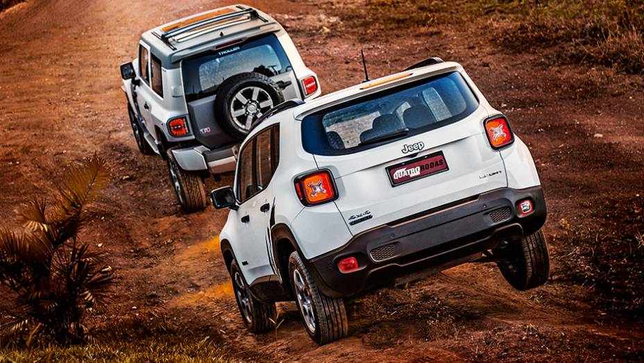 Siga o mestre: Renegade n&atilde;o se amedrontadiante do T4 | <a href="https://gutenberg.quatrorodas.abril.com.br//carros/comparativos/troller-t4-x-jeep-renegade-890323.shtml" target="_blank" rel="migration">Leia mais</a>