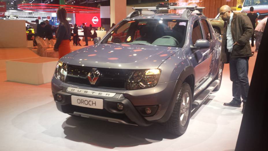 O segundo marco no salão da Renault ficou à cargo da picape Duster Oroch O segundo marco no salão da Renault ficou à cargo da picape Duster Oroch