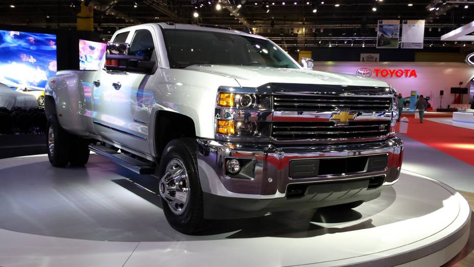 Picape para trabalhos pesados, a Silverado Heavy Duty foi um dos destaques da Chevrolet