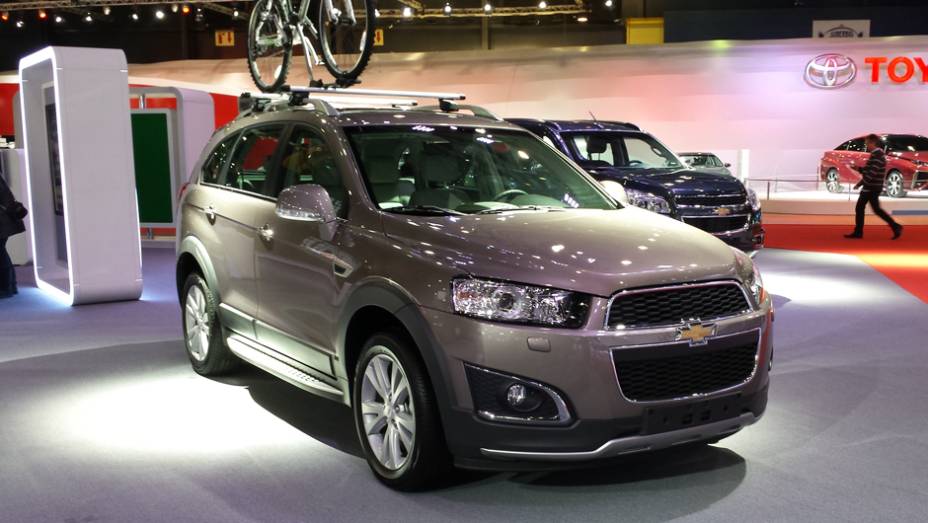 A marca levou ainda a nova geração da Captiva A marca levou ainda a nova geração da Captiva