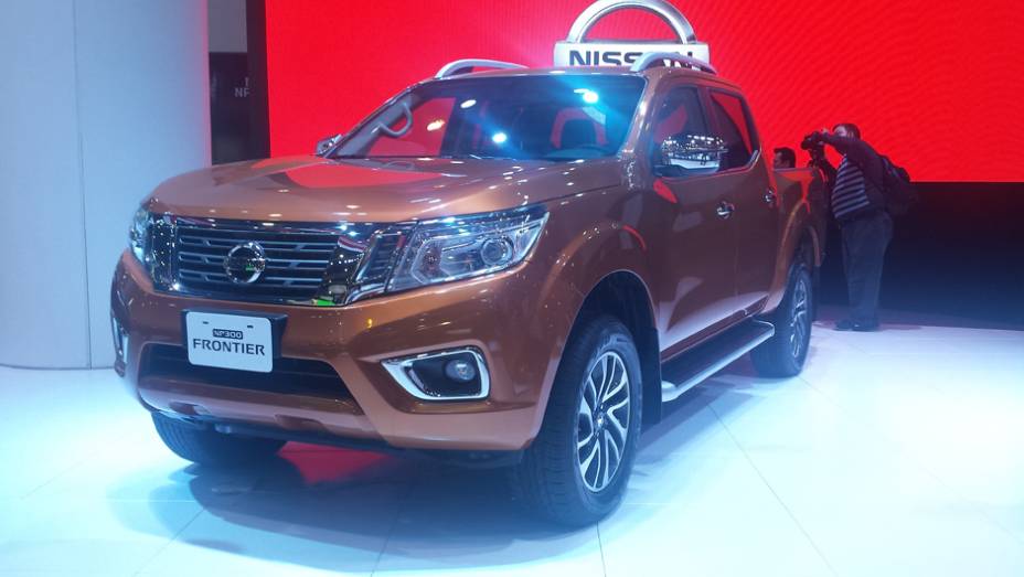 Da Nissan, vimos a nova Frontier que só chegará ao mercado em 2017 Da Nissan, vimos a nova Frontier que só chegará ao mercado em 2017