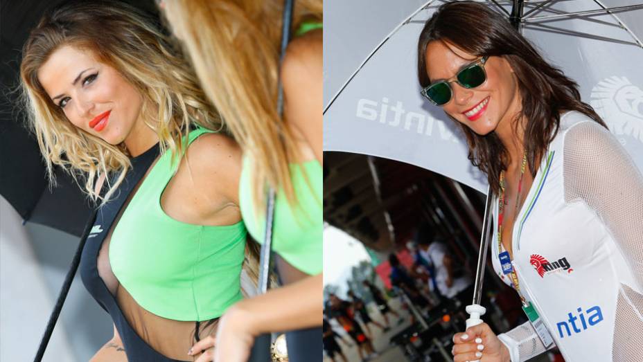 As garotas mais bonitas da etapa da Catalunha da MotoGP | <a href="https://gutenberg.quatrorodas.abril.com.br/moto/noticias/motogp-marquez-vence-corrida-emocionante-barcelona-786084.shtml" rel="migration">Leia mais</a>