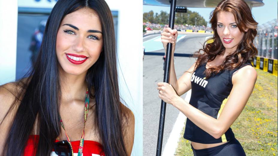 Garotas que embelezaram a etapa espanhola da MotoGP | <a href="https://gutenberg.quatrorodas.abril.com.br/moto/noticias/quatro-vezes-marquez-781513.shtml" rel="migration">Leia mais</a>