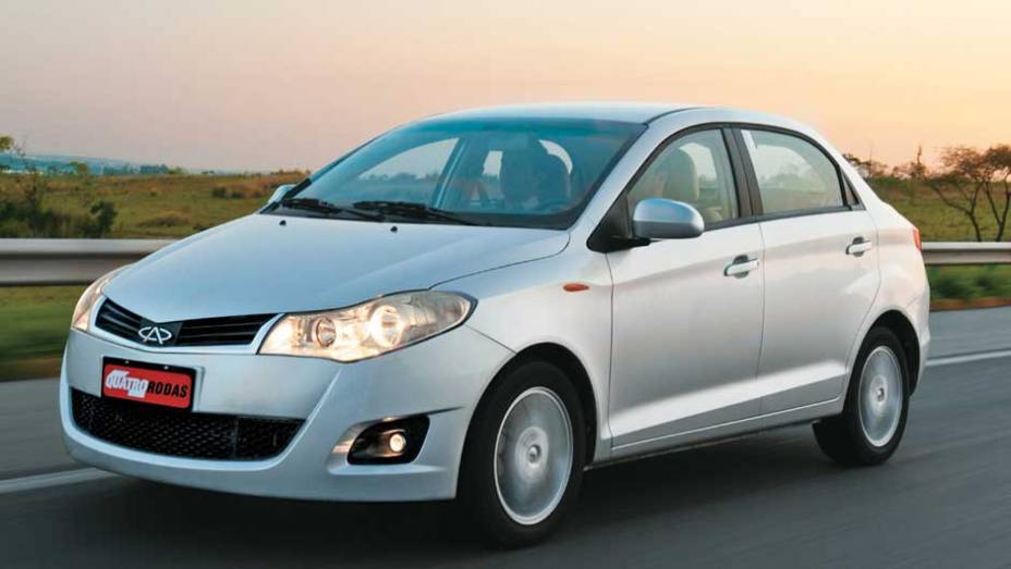 Chery Celer: equipado com o motor 1.5 flex, será o grande destaque do estande da marca Chery Celer: equipado com o motor 1.5 flex, será o grande destaque do estande da marca
