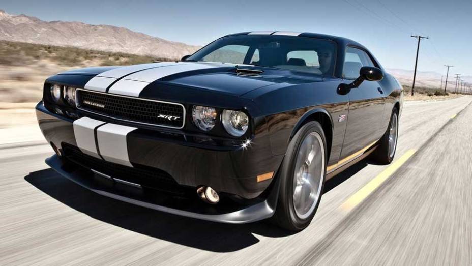 Dodge Challenger: o muscle-car virá para o evento na versão SRT8, com o famoso motor Hemi 6.4 V8 Dodge Challenger: o muscle-car virá para o evento na versão SRT8, com o famoso motor Hemi 6.4 V8