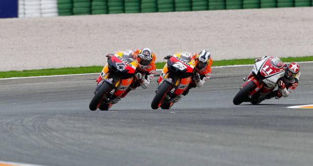Dovizioso, Pedrosa, Spies Dovizioso, Pedrosa, Spies