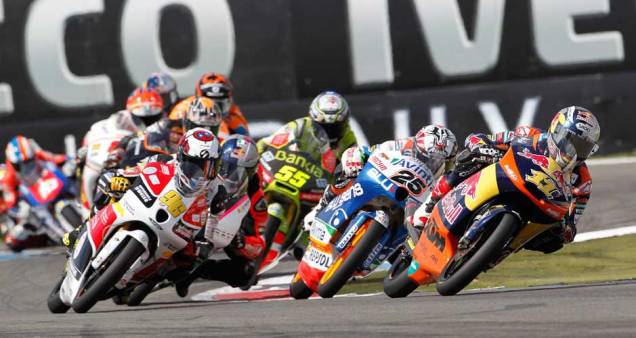 Mais uma vez a Moto3 protagonizou os melhores pegas Mais uma vez a Moto3 protagonizou os melhores pegas