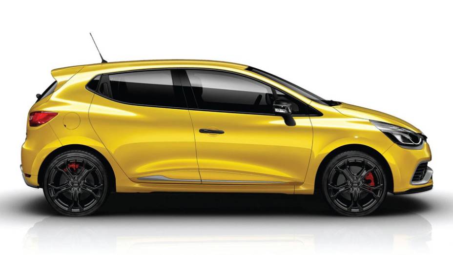 Com design mais agressivo que o Clio padrão, o modelo vem com para-choques redesenhados, spoiler e difusor traseiros | <a href="%20https://gutenberg.quatrorodas.abril.com.br/saloes/paris/2012/renault-clio-rs-200-703462.shtml" rel="migration">Leia mais</a>