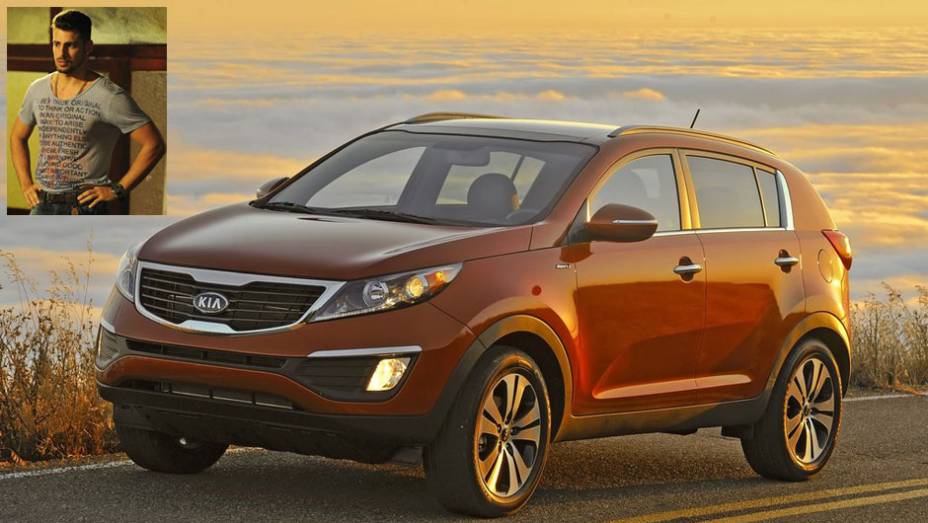 Filho de Tufão, Jorginho (Cauã Reymond) usa um Sportage | <a href="https://gutenberg.quatrorodas.abril.com.br/reportagens/geral/kia-feliz-merchandising-novela-706299.shtml" rel="migration">Leia mais</a>