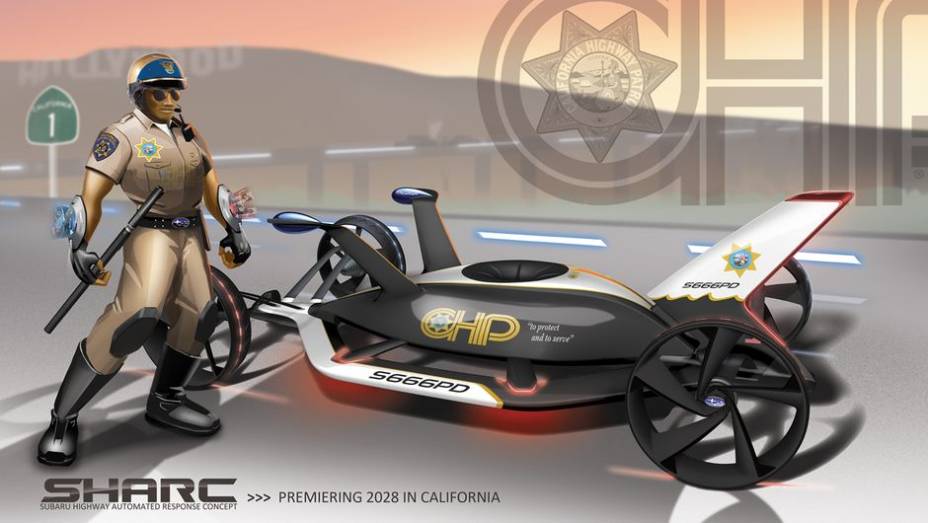 A Subaru desenvolveu o SHARC (Subaru Highway Automated Response Concept). | <a href="https://gutenberg.quatrorodas.abril.com.br/noticias/tecnologia/salao-los-angeles-define-tema-desafio-design-721841.shtml" rel="migration">Leia mais</a>